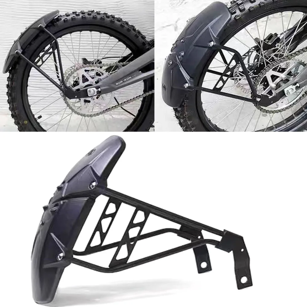 For SURRON 60S X Light Bee Light Bee X&S SUR-RON Off-road Electric Rear Wheel Fender Mud Guard Motorcycle Plastic Mudguards