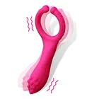 Женский Вибратор, Стимулятор точки G, клитора, вибрирующее кольцо на член для пары, Вагинальный массажер, секс-игрушки для взрослых 18