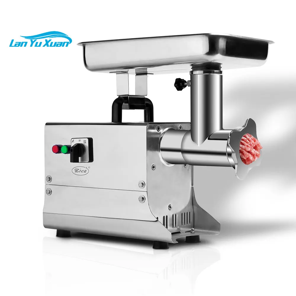 Электрическая мясорубка и колбасный шприц Zica #32 1500 Вт из нержавеющей стали коммерческого класса, 660 фунта за час