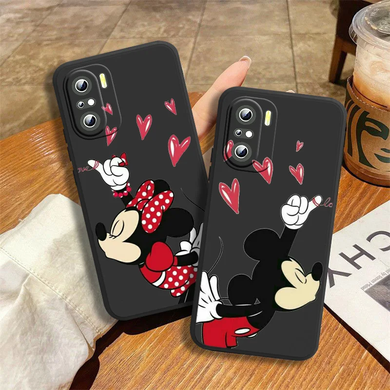 

Disney Mickey Love Phone Case For Xiaomi Redmi 7(Y3) 7A 8 8A 9 9A 9AT 9C 10X 10 10C 5A 6A S2(Y2) K20 K30 K40 K50 Black Soft Back