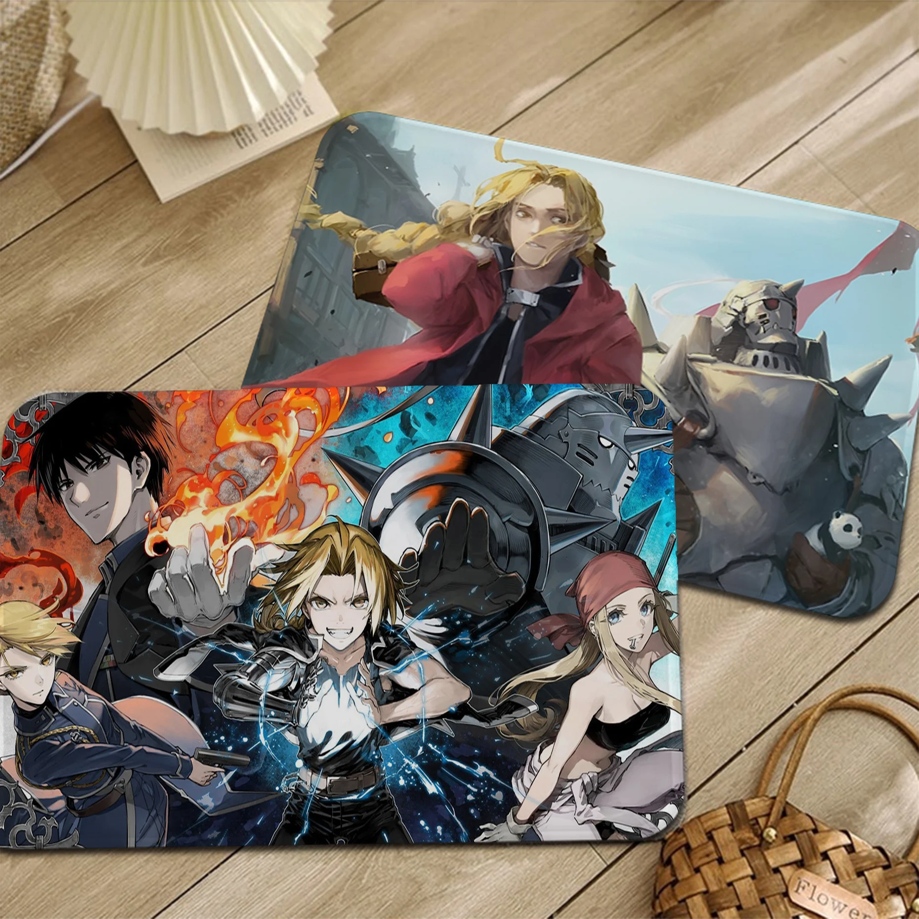 

Fullmetal Alchemist Bath Mat Washable Non-Slip Living Room Sofa Chairs Area Mat Kitchen Bedside Area Rugs