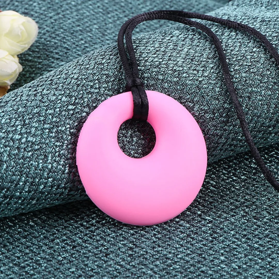 

Kids Baby Boys And Girls Chewy Necklace Biting Sensory Chew Teething Toys Rodents Nursing Teether Chidren's Goods