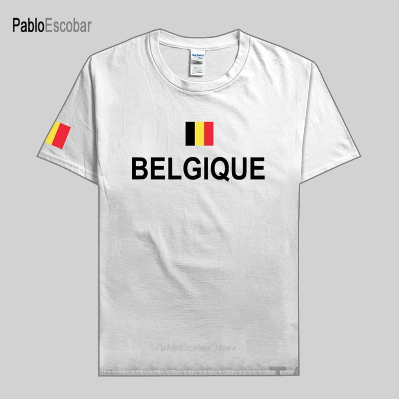 

Belgium mens t shirt Belgian jersey nation team tees cotton t-shirt casual fitness sporting clothing flag country Belgique