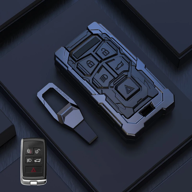 

Чехол для автомобильных ключей из цинкового сплава, держатель для Land Rover Range Rover Discovery 5, спортивные аксессуары для JAGUAR XE XF XJ F PACE