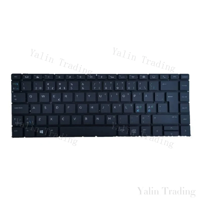 XX+Оригинальная многоязычная клавиатура Nordic для ноутбуков HP EliteBook 1040 G4 G5 (датская, шведская, норвежская, финская) (art.: 3920da9e8fe04) - 3920da9e8fe04