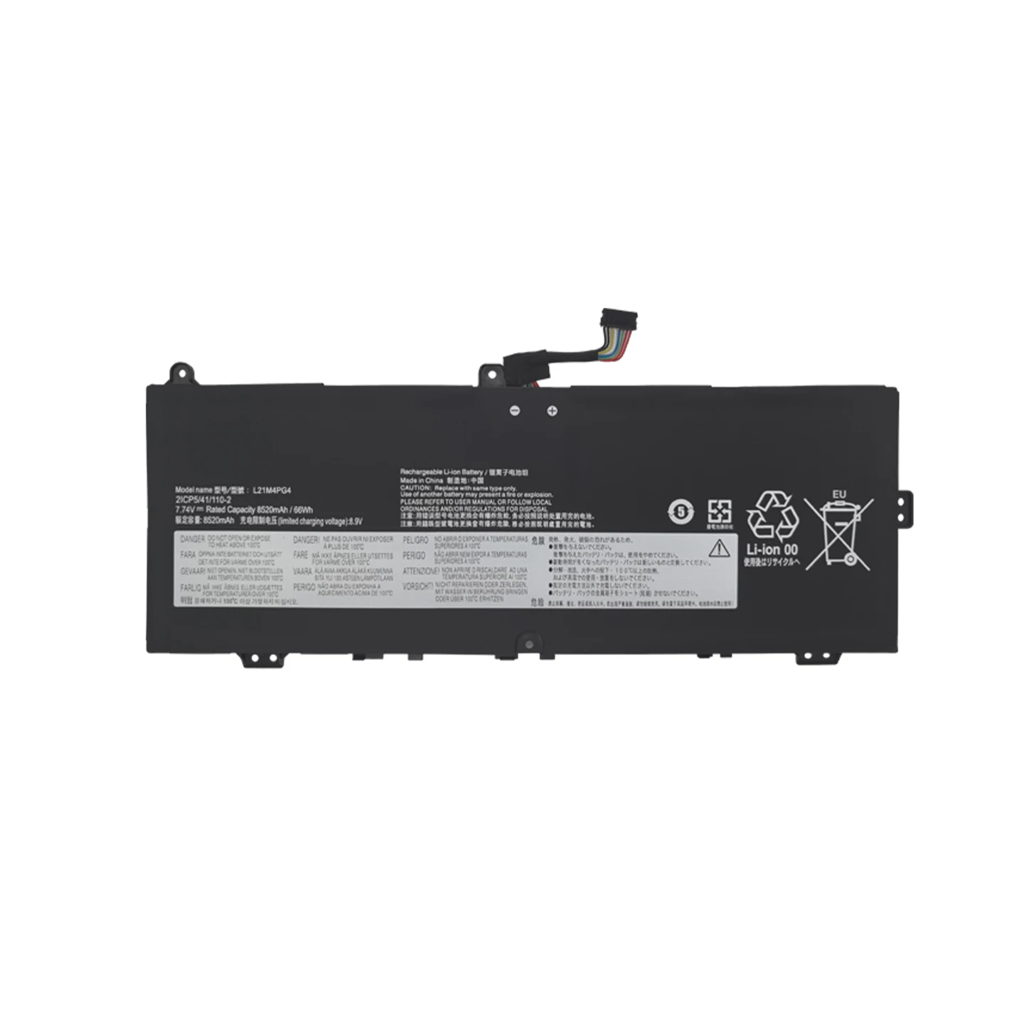 Фото L21M4PG4 66Wh Сменная батарея повышенной емкости для ноутбуков Lenovo IdeaPad Flex 5 Chromebook 14IAU7 / 14IRU7 / 14IAU №2