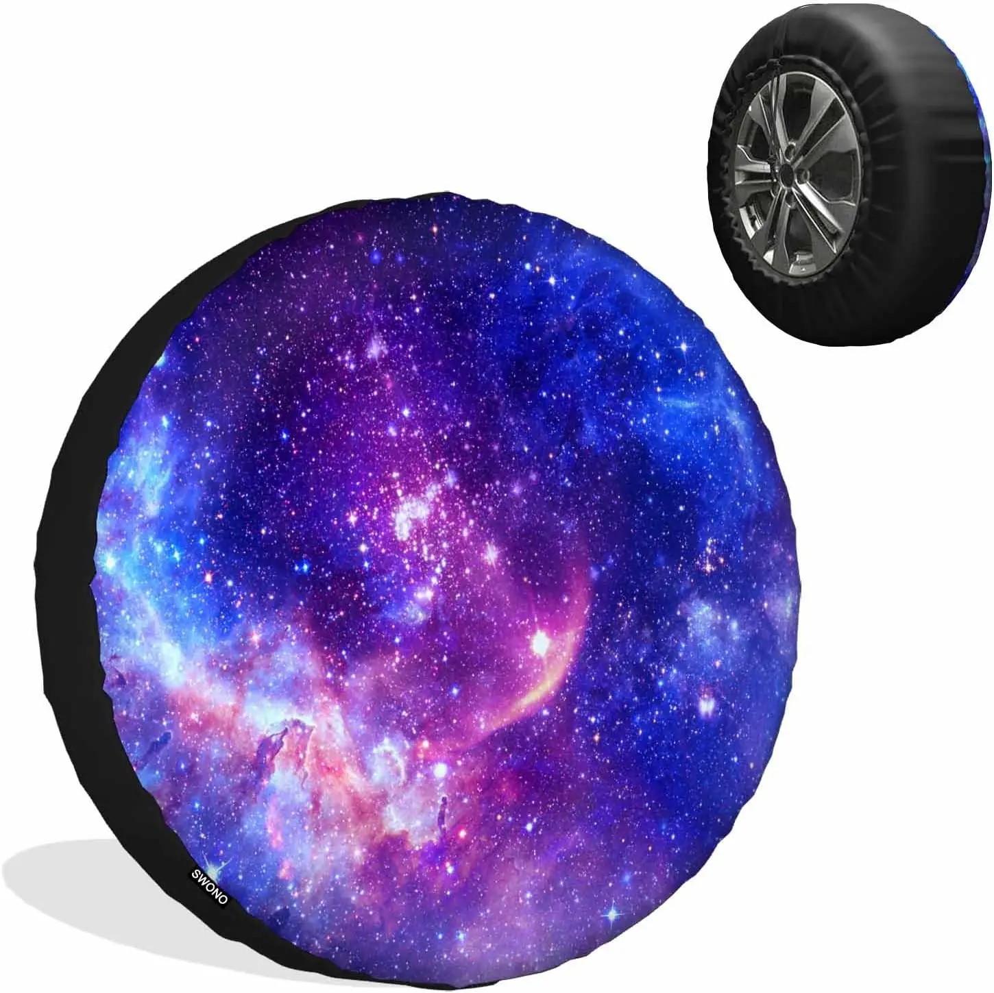 

Spare Tire Covers Wheel Guards Weatherproof Camping Trailer Universal Fits Tires for Trailer Rv SUV Truck Camper Travel Trailer