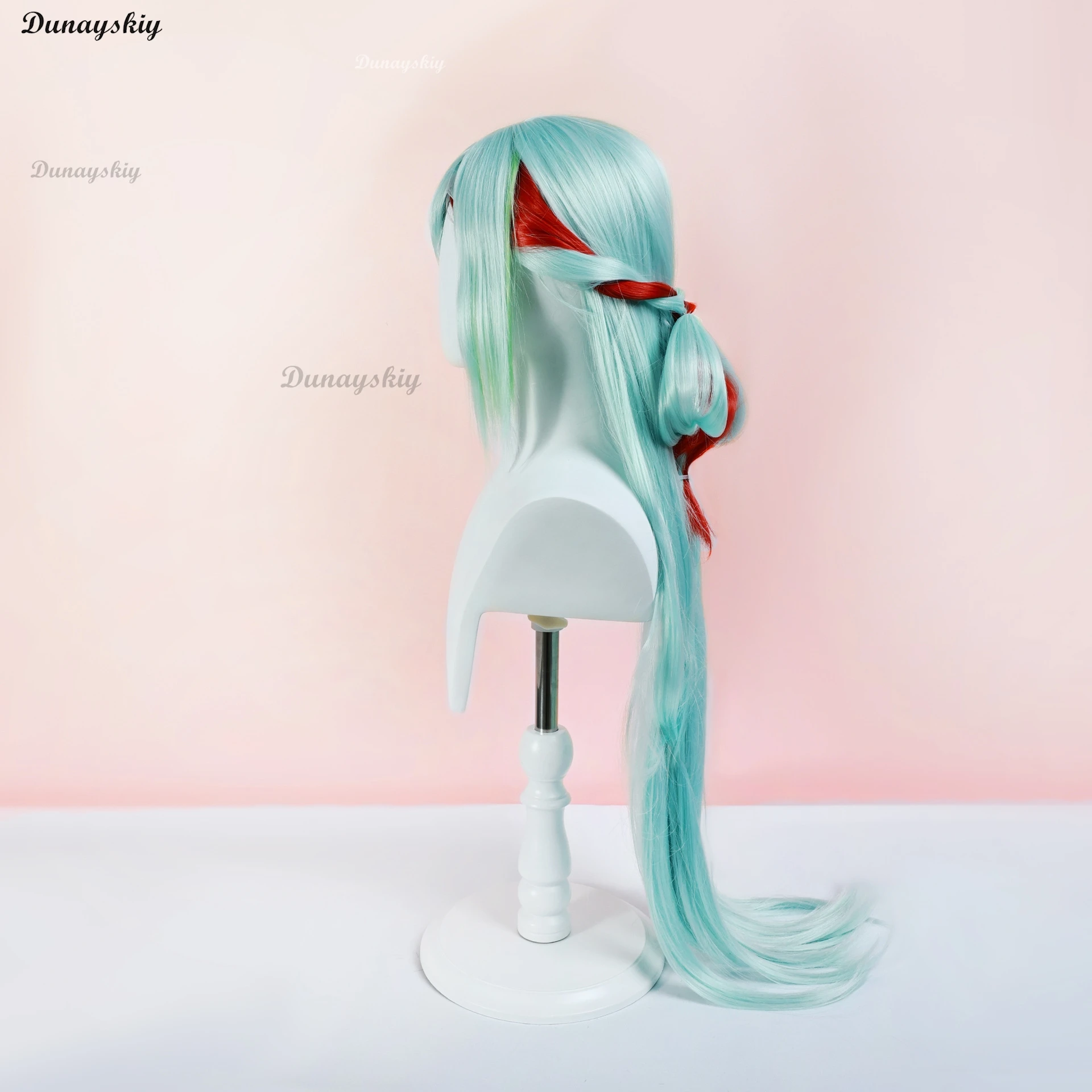 Shaosiyuan Косплей Парик Король Славы Женщины 120 см Длинный Зеленый Прямой Аниме