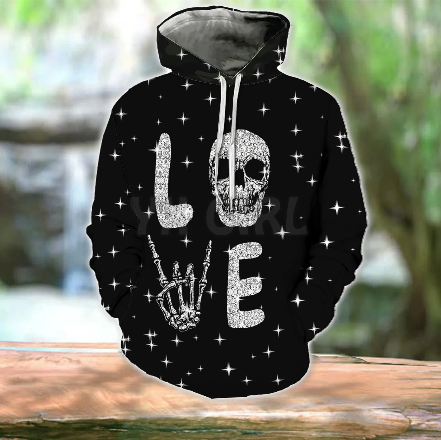 YX комбинированная толстовка с изображением дракона для девушек + леггинсы одежда