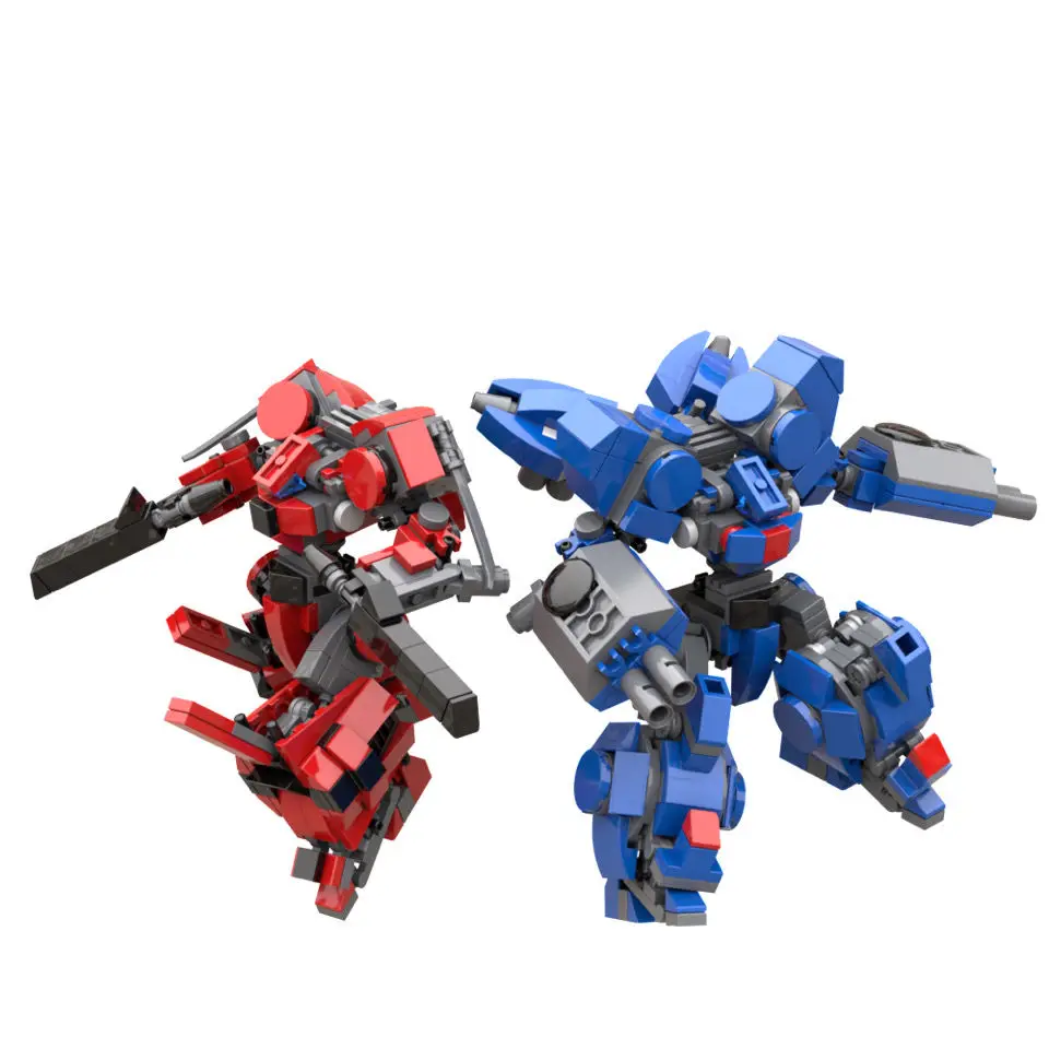

[Управляющая команда кукол] совместима с Lego Mecha креативные строительные блоки в сборе подарки