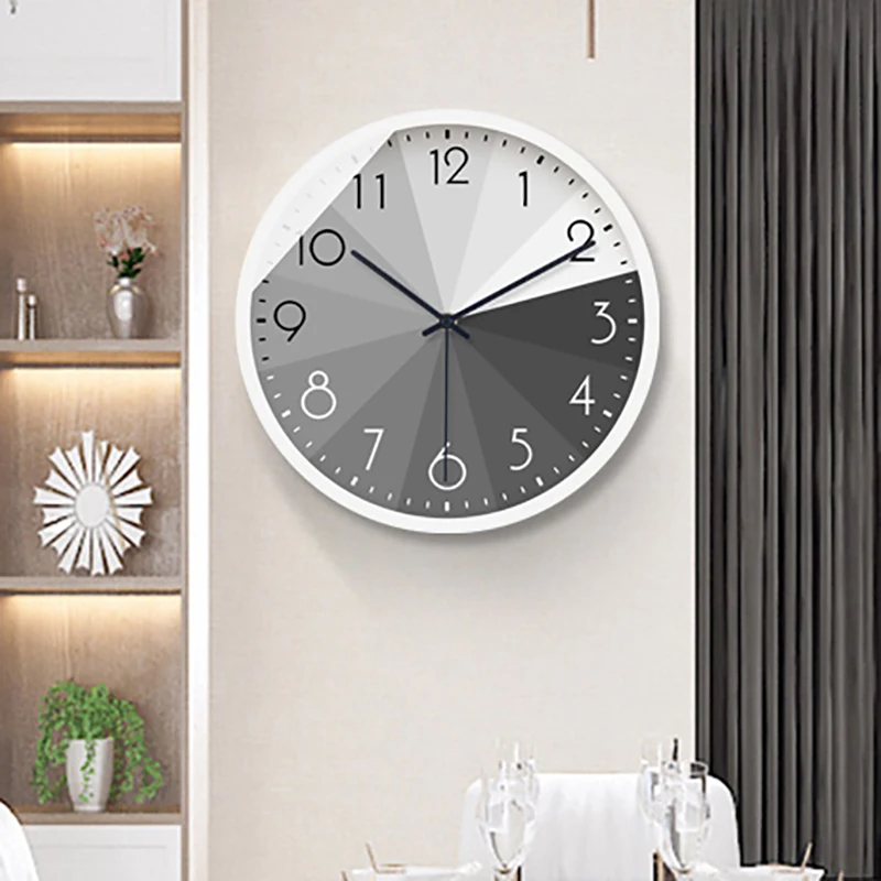 

Large Self Adhesive Wall Clock Silent Quartz Round Wall Clock Modern Design Luxury Mecanismo Reloj Pared Living Room Furniture