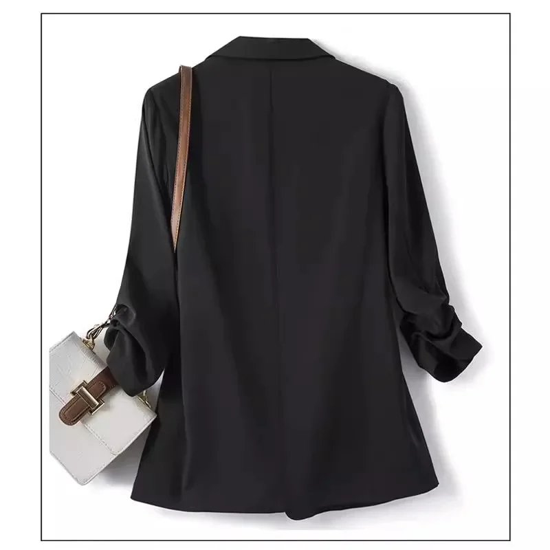 Женский весенне-летний новый элегантный свободный крой для похудения