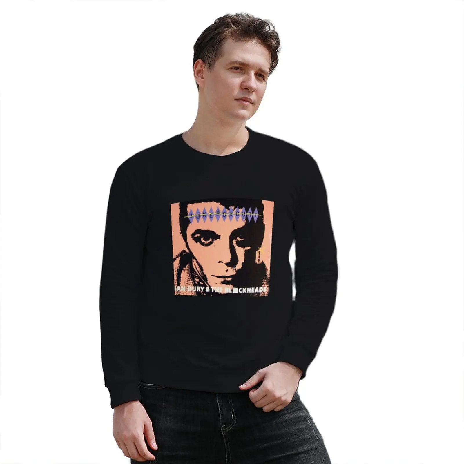 Наклейка Ian Dury And The Blockheads пуловер с капюшоном эстетичная одежда уличная мужская