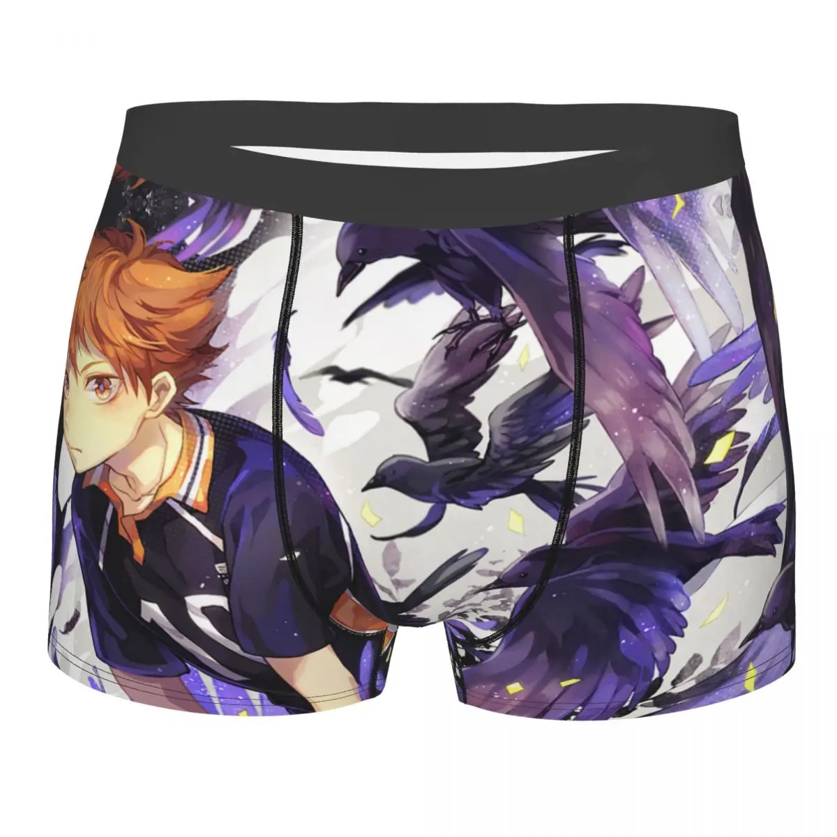 

Shoyo Hinata Crows Haikyuu Shoyo Hinata Tobio Kageyama Underpants Homme Panties Man Underwear Comfortable Shorts Boxer Briefs