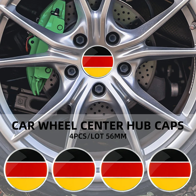 4 шт. 56 мм Эмблема Для Volkswagen Porsche Skoda BMW Opel