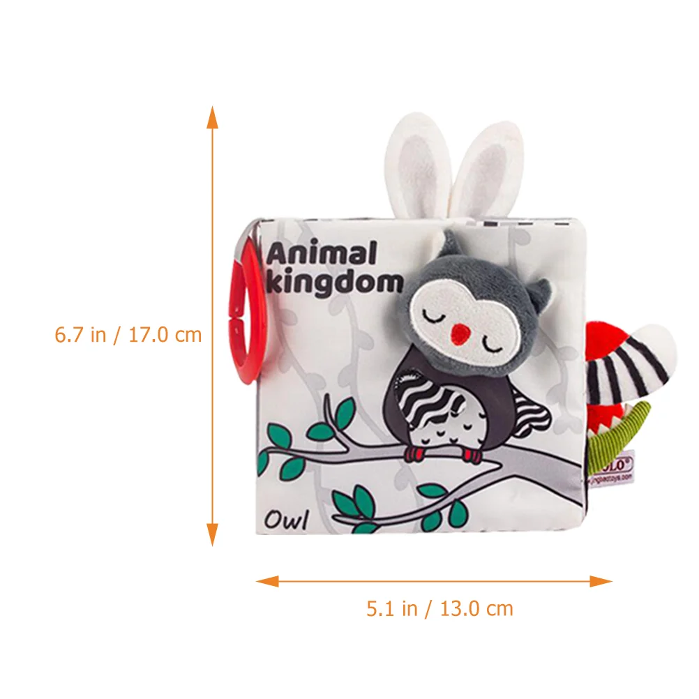 2 шт. тканевая книга с хвостом для раннего образования мягкие детские книги