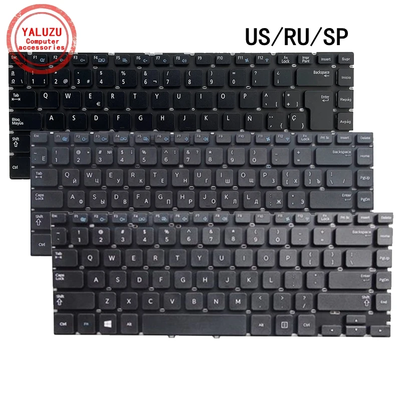 США/RU/SP английская/русская/испанская новая клавиатура для ноутбука Samsung NP 355V4C 355E4C