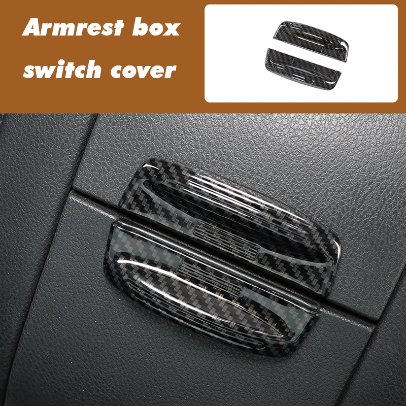 

Для Toyota Highlander Kluger U50 2014-2019, цветные наклейки из углеродного волокна для украшения интерьера автомобиля, аксессуары из АБС-пластика