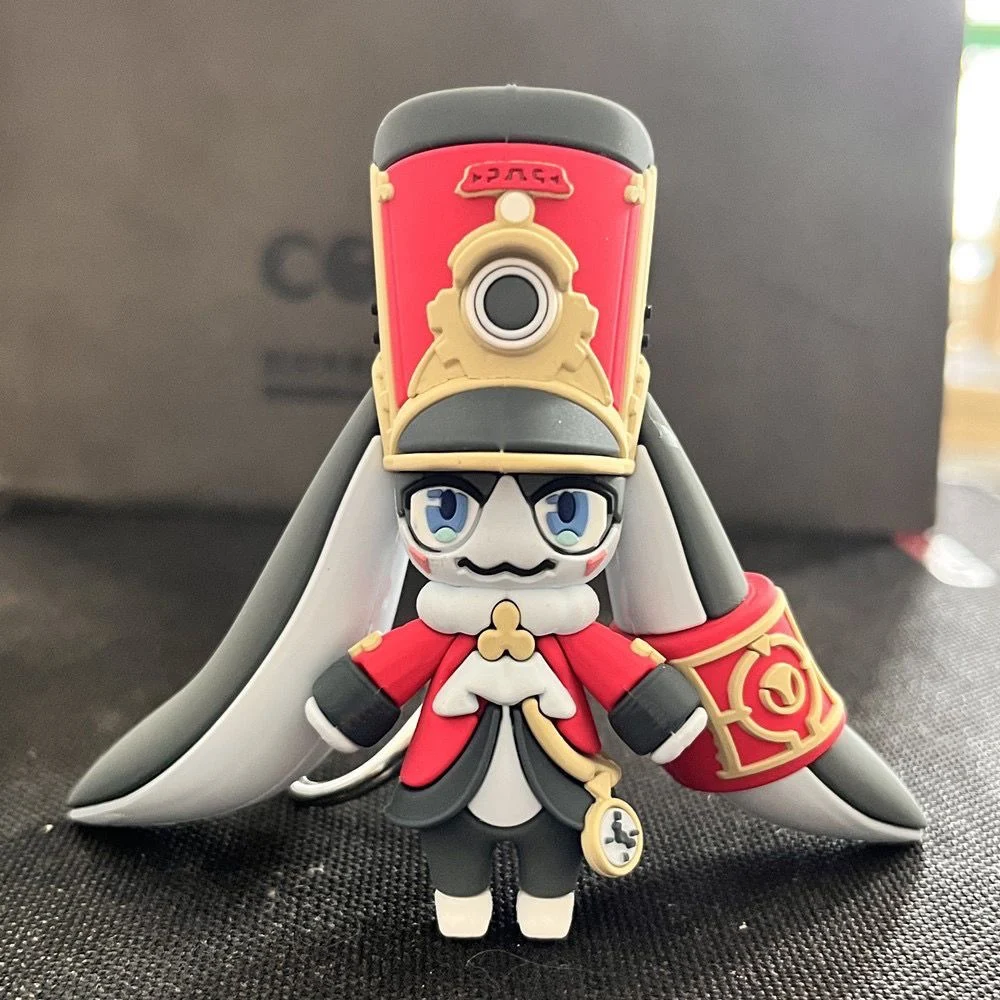

Game Anime Honkai: Star Rail Pom-Pom Conductor Cosplay Cartoon PVC Soft Glue Figurine Bag Pendant Keychain Toys Decoration
