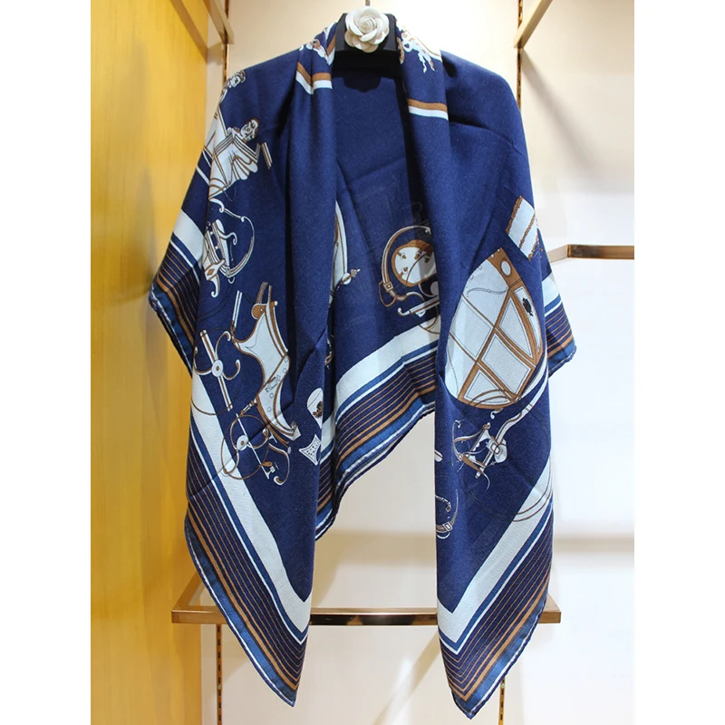 

70% кашемировый 30% шелковый шарф унисекс, мужская и женская модная шаль-каретка, хиджаб, большой платок 135*135 см