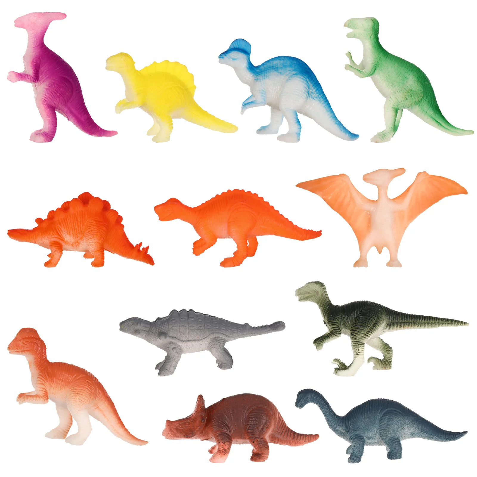 

TOYMYTOY 12 Pcs Mini Dinosaur Toy Set Realistic Toy Dinosaur Figures for Kids and Toddler Education Dinosaurs