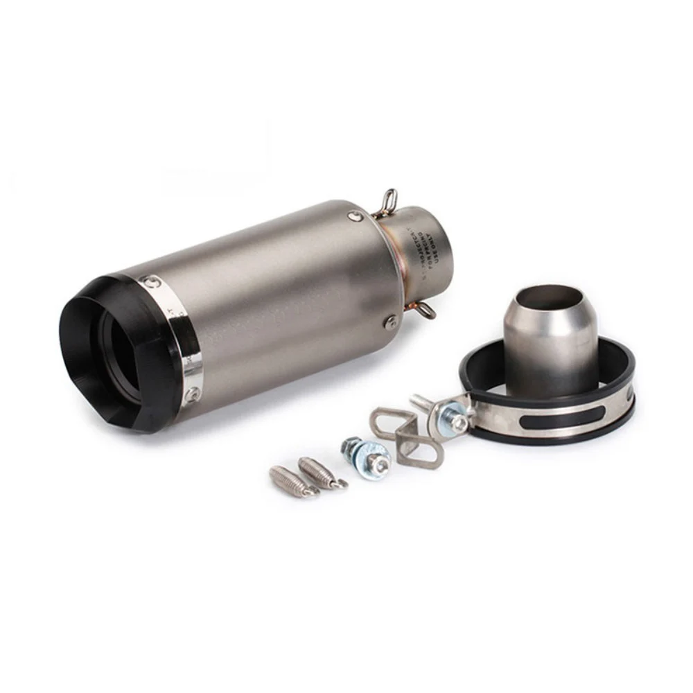 

Motorcycle Exhaust Muffler Stainless Steel OD:51mm Length 230mm Exhaust Pipe FOR HONDA NC 750X CB 400F CRF 250 FOR YAMAHA YS 125