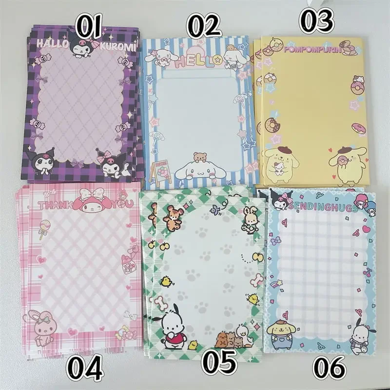 

New Kawaii Kuromi Card Sleeve Hello Kittys Sanrio Cinnamoroll Anime Cute Stuck Film Photograph Protective Sleeve Toys Girl Gift