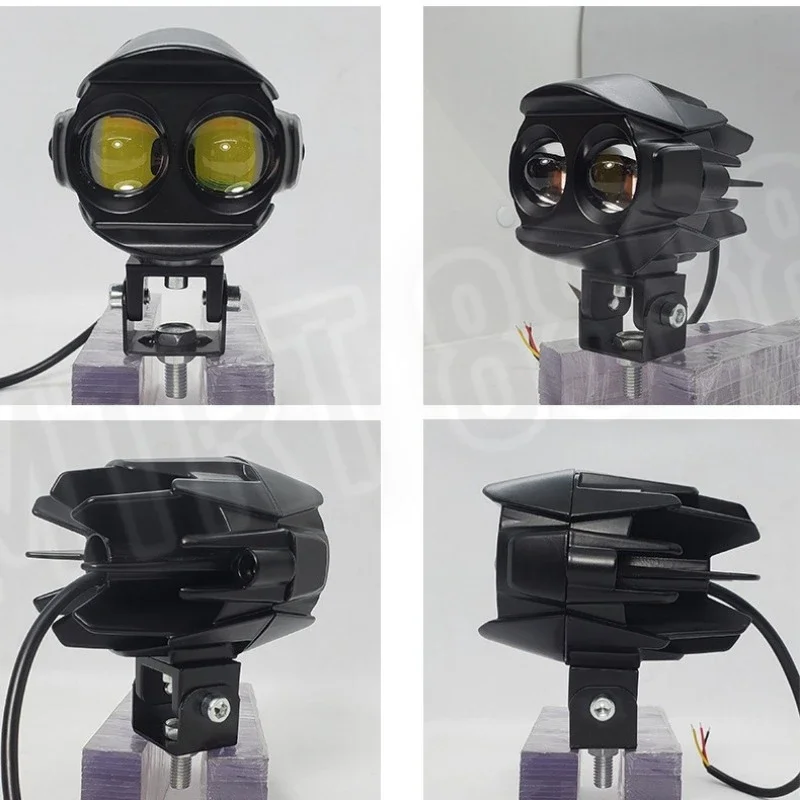 Внешний прожектор для мотоцикла с водными птицами светодиодный желтый и белый
