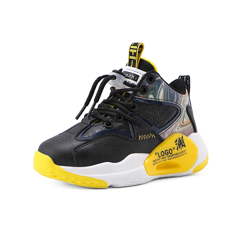 Casual Outdoor Boys Sports Running Shoes Girls 2022 Boys Basketball Shoes for Children High To Help Shockproof Kids Sport Shoes