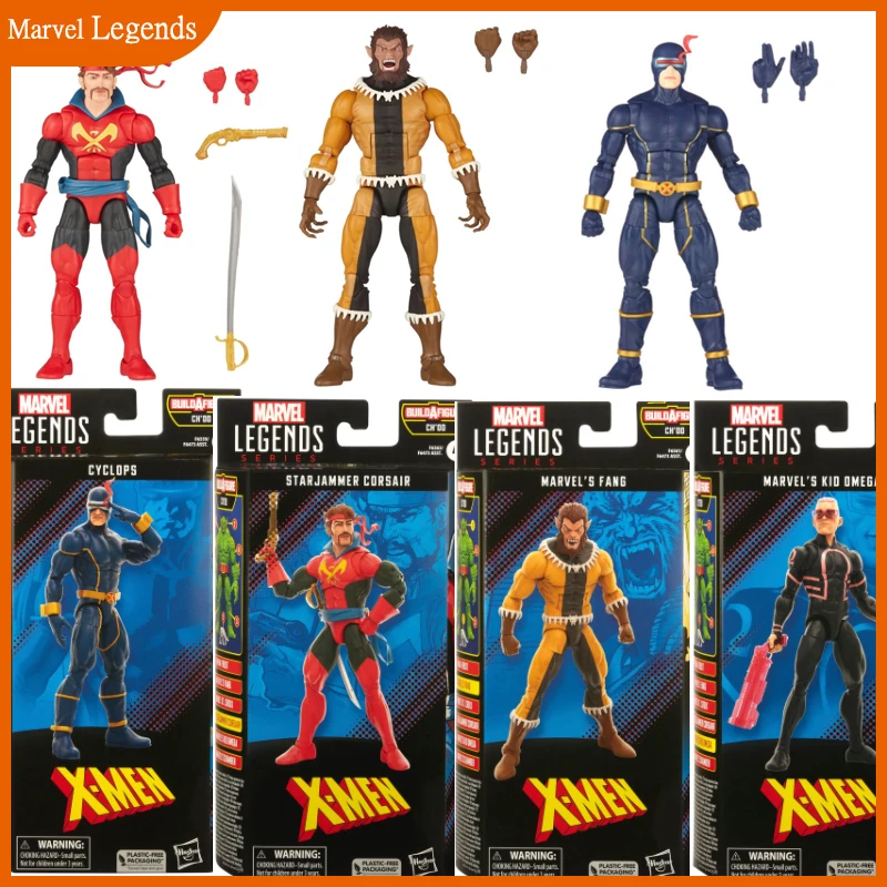 

Экшн-фигурка Marvel Legends Kid Omega Corsair Chamber Emma Frost Cyclops Monet St. Cross Fang Ch'Od Baf Wave 6 дюймов, детская Подарочная игрушка
