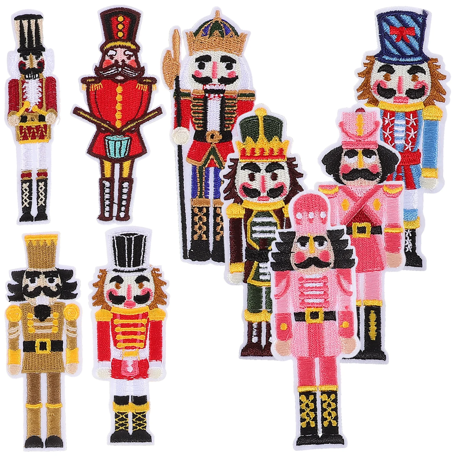 Швейные нашивки для одежды вышитые декор сделай сам ремонт Щелкунчик железная