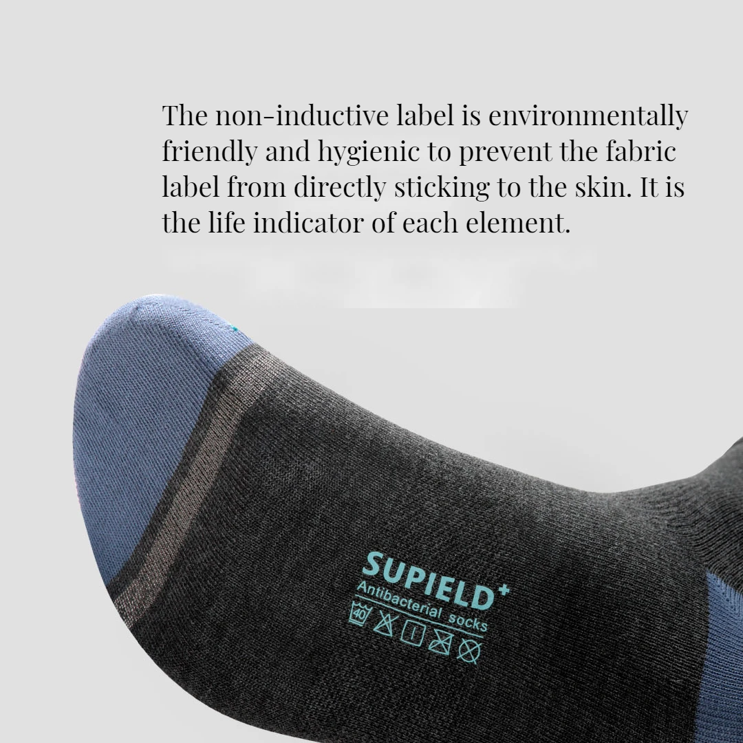 Mijia Freetie Black Technology Real Silver Silk Antibacterial Sweat Absorbing Medium Tube Cotton Socks Official Store