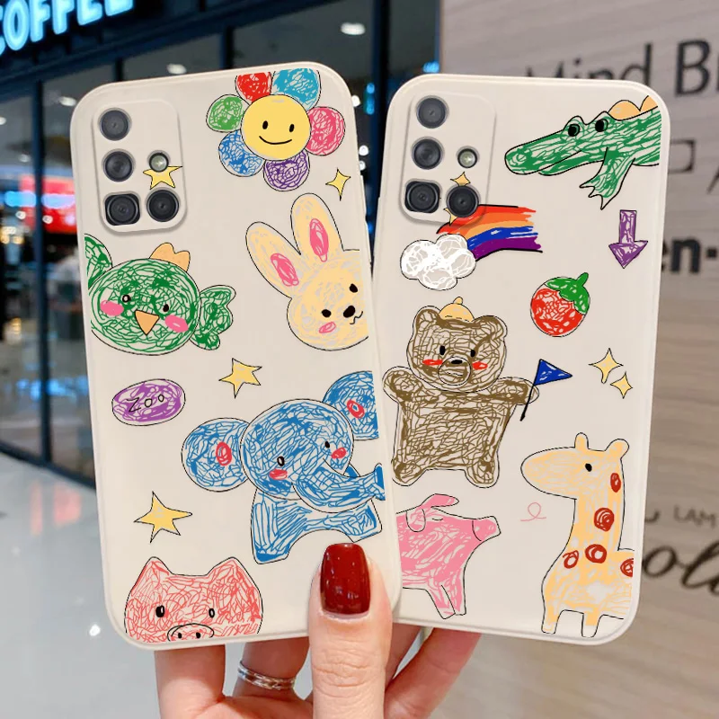 A52 Case For Samsung Galaxy A52S 5G A32 A71 A51 A53 Cover Samsung S21 Plus S22 S23 Ultra S20 S21 FE A13 A21S A33 A 32 S23 Coque