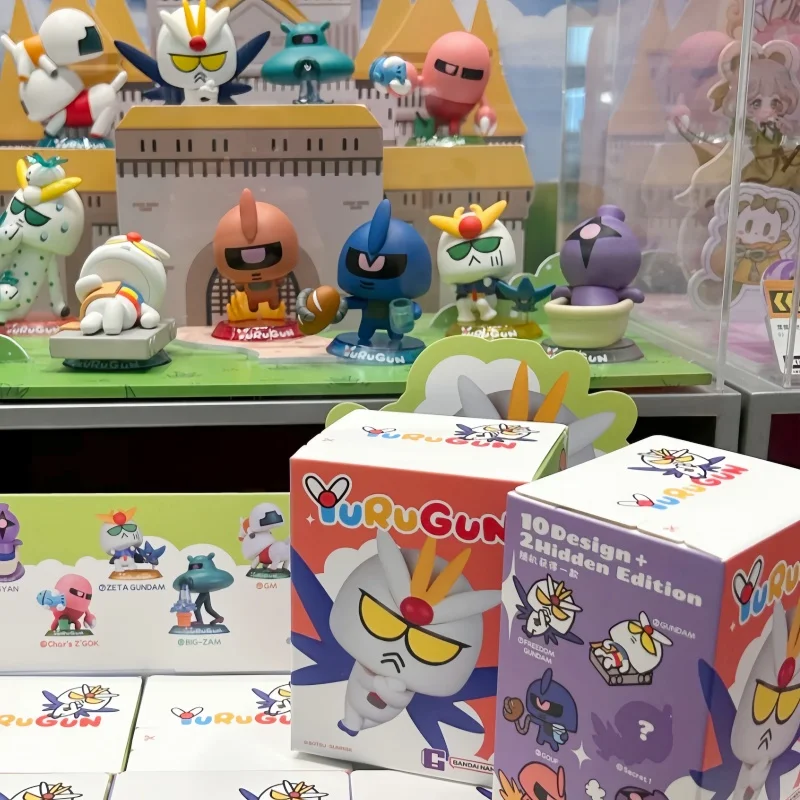 Фото Новая коллекционная модель Bandai Namco Yurugun Unicorn QMSV Abstract Blind Box: трендовая арт-игрушка для взрослых коллекционеров и подарков детям №1