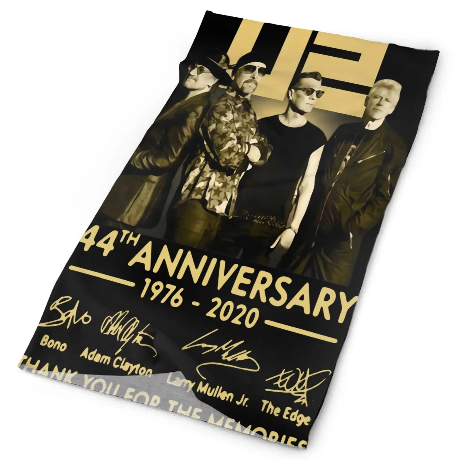 

U2 Band 44-я годовщина 1976 2020 1538 Мужская бандана Женская Балаклава женские маски бандана женский шарф