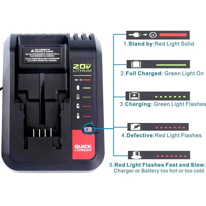 Обновленная замена кабеля Porter PCC692L также подходит для всех литиевых батарей или