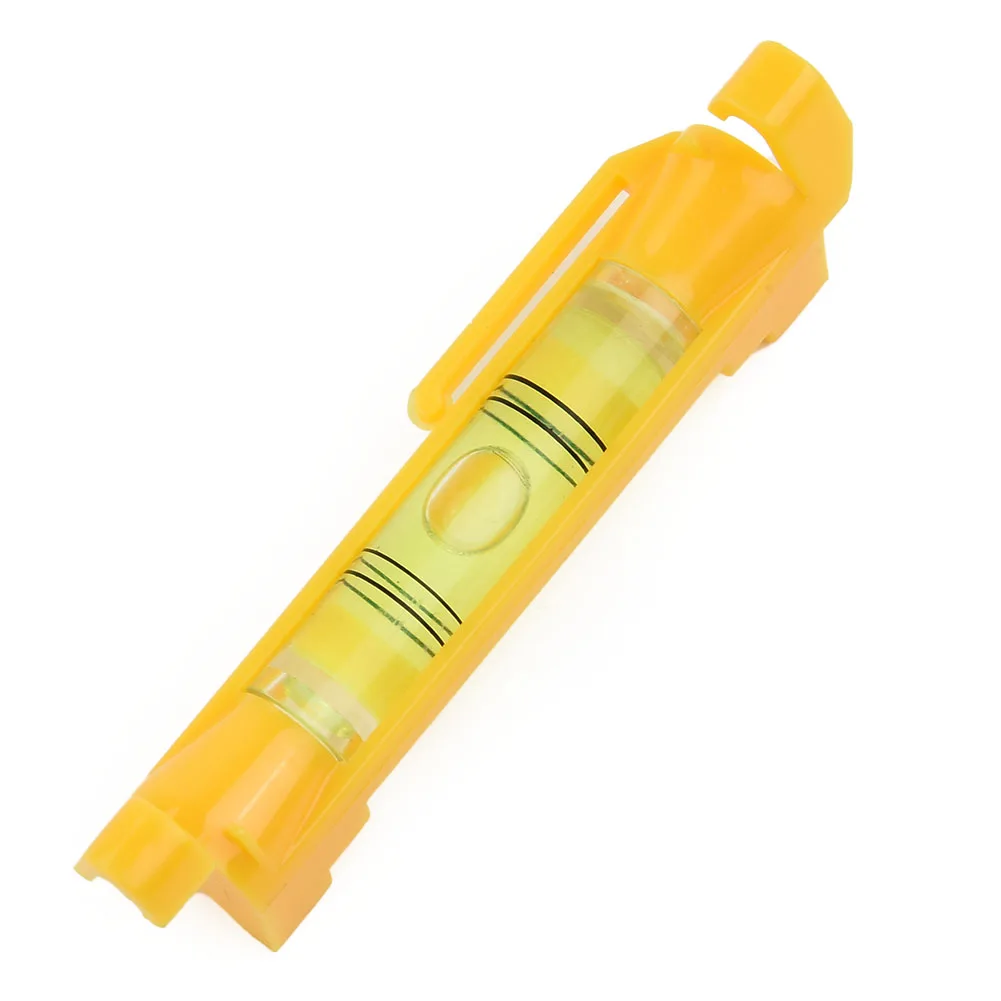 

2 шт. горизонтальные пузырьки 75x12,5 мм акриловая + пластиковая подвесная проволока каскад оранжевый инструмент для уровня проволоки Желтые Портативные эффективные инструменты