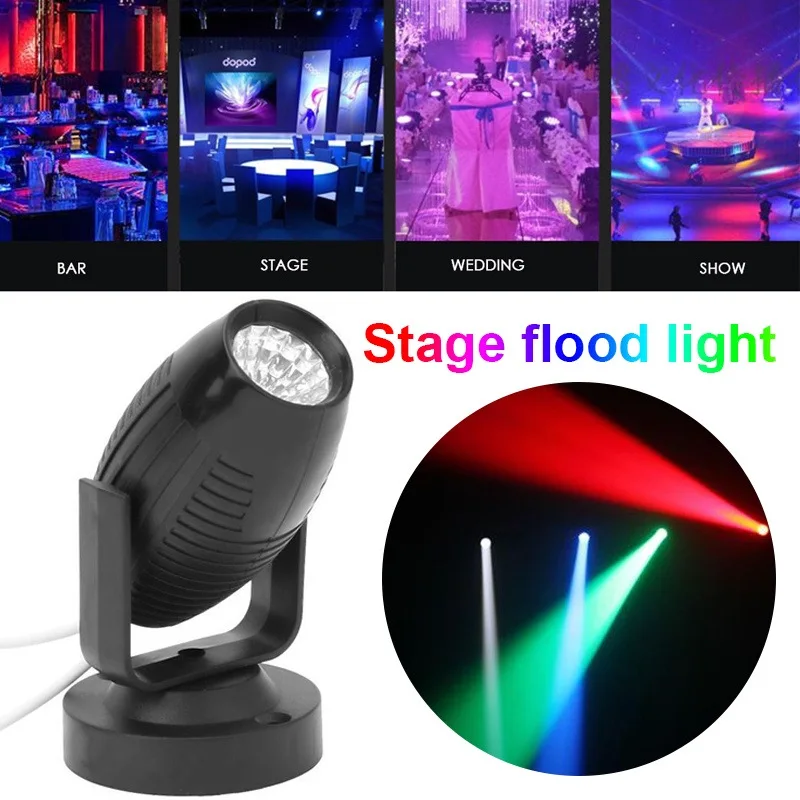 

LED Stage Lights DJ Disco Party Lights Stage Effects Lights Atmosphere Point Bundle Lights RGB Flashing Projector Downlights Bar