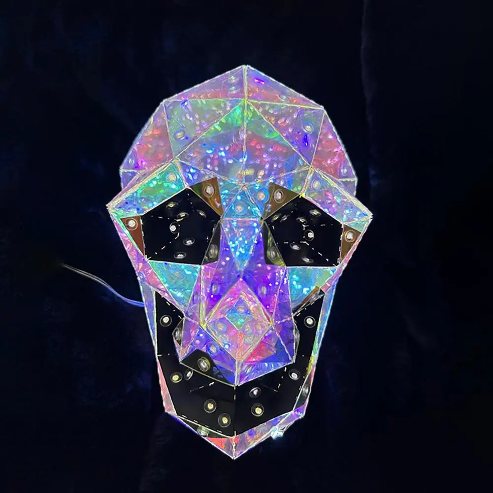 Светодиодный светильник в виде черепа для Хэллоуина