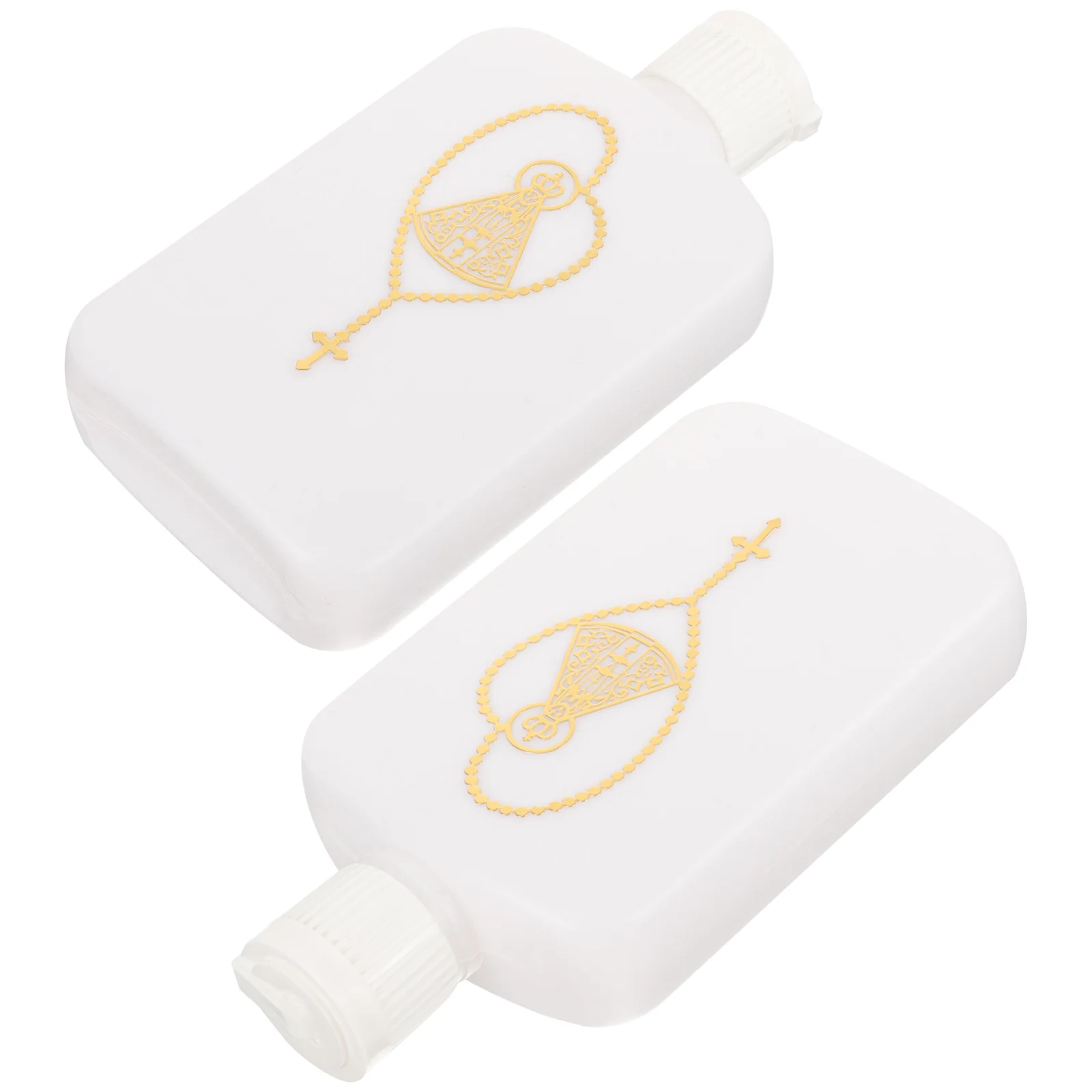

2pcs Refillable Reusable Small Bottles Empty Holy Water Container