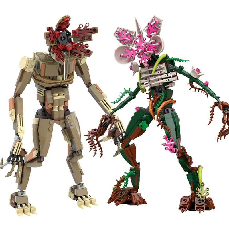 

MOC Demogorgon Demogorchid Monster Building Blocks Kit For Strangers Things Demo Demodog Chomper Brickheadz Eleven Bricks Toys