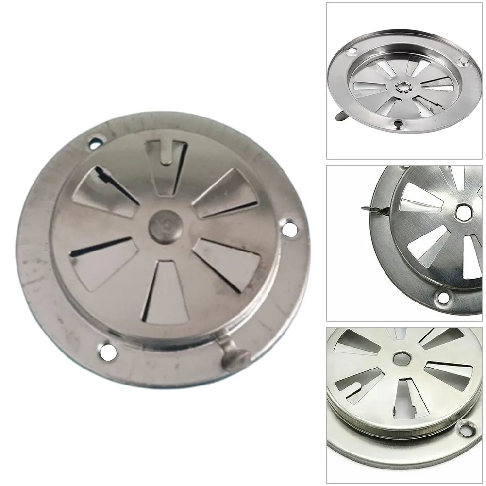 

BBQ Grill Smoker Exhaust Vent Stove Air Vent Damper 95mm Replacement Parts Accessories Outdoor Garden Power Equipment