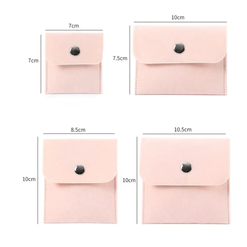 New Fleece Wallet Jewelry Jade Pendant Storage Bag Purse Brocade Earphones Lipstick Packaging Multifunctional images - 6
