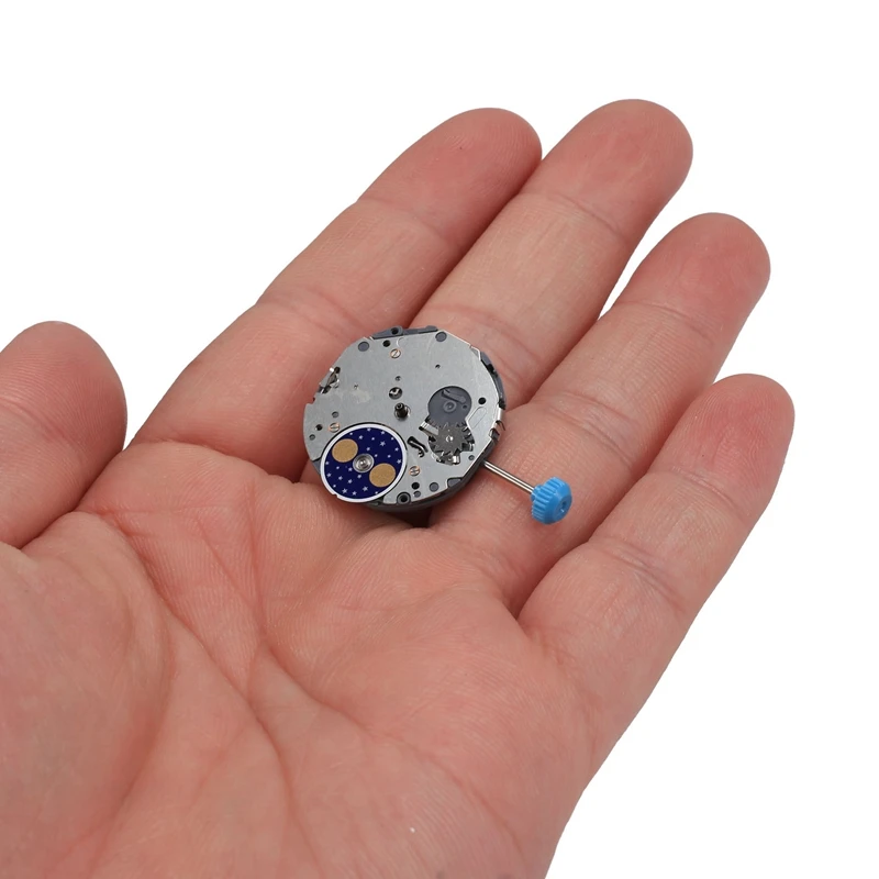 Quartz Replacement Watch Movement, Watch Movement Parts Accessories 6-Pin Electronic Watch Movement For 6P00