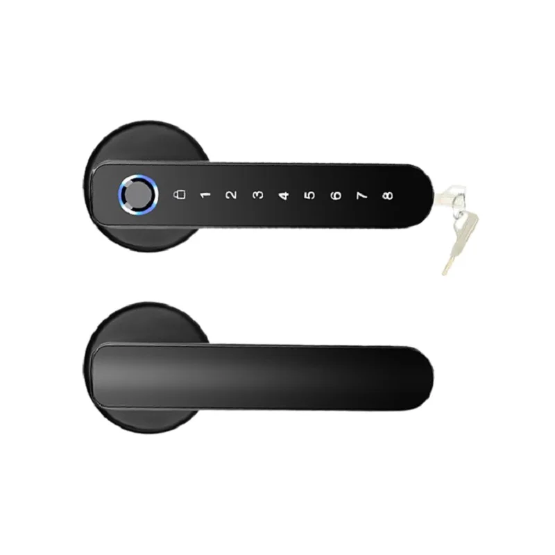

WAFU 017B Tuya Smart Life Door Lock Fingerprint Password APP Bluetooth Mechanical Key Unlock for Right or Left Opening Door