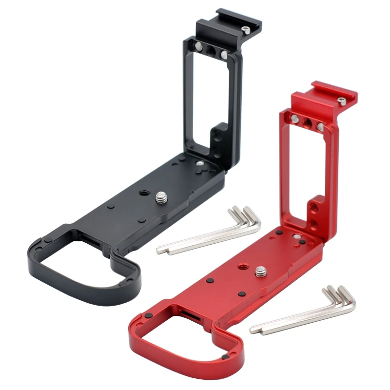 

Быстросъемная L-образная пластина, L-образный кронштейн, вертикальный ручной захват с креплением Hotshoe и шестигранными гаечными ключами для к...