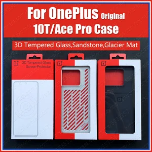 PGP110 Glacier Mat Cooler Cover OnePlus 10T Ace Pro Case Original Sandstone Bumper 3D Tempered Glass in India