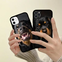 yndfcnb rottweiler animale dog phone case silicone pctpu case for iphone 11 12 13 pro max 8 7 6 plus x se xr hard fundas
