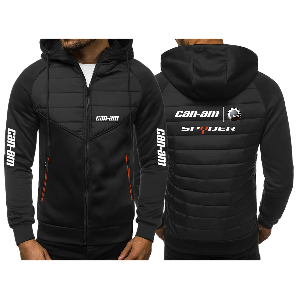 

2022 Can Am Spyder Motorcycles Men's New Zipper Hoodie Fashion Sport Casual Sweatshirts Long Sleeves Jacket Cardigan Coats Tops