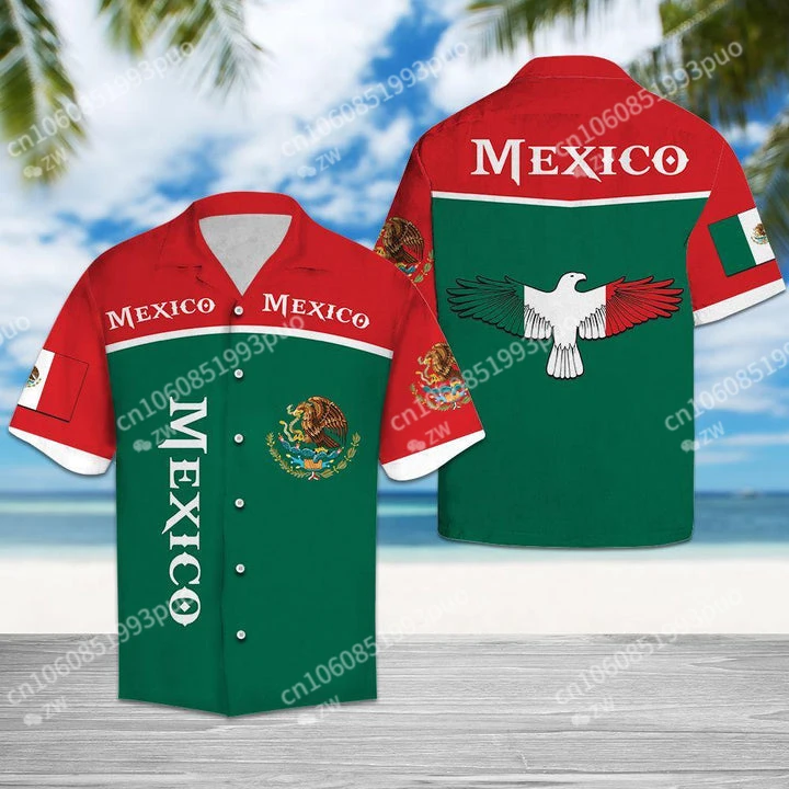 

Mexico Hawaiian Shirt Mexican Aztec Pattern